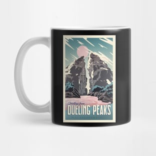 Greetings from Dueling Peaks Mug